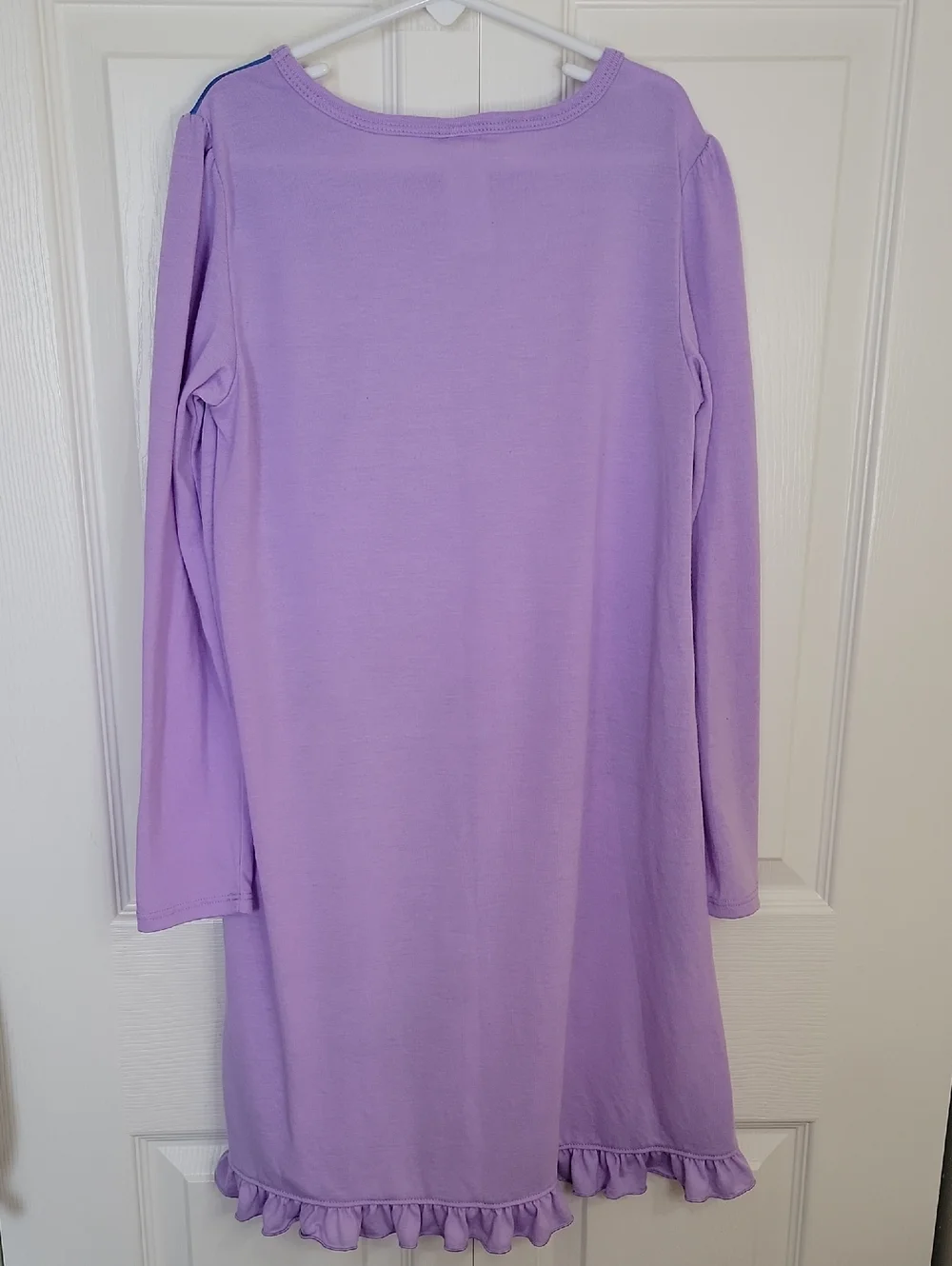 The Children’s Place Girls Nightgown Lavender Ruffle Hem Long Sleeve · L 10/12